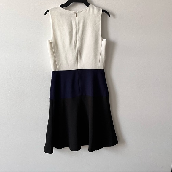 Karl Lagerfeld Multi Colour Block Fit and flare Dress sz2 - Picture 2 of 9